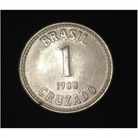 V397 MOEDA BRASIL 1 CRUZADO 1988 Soberba