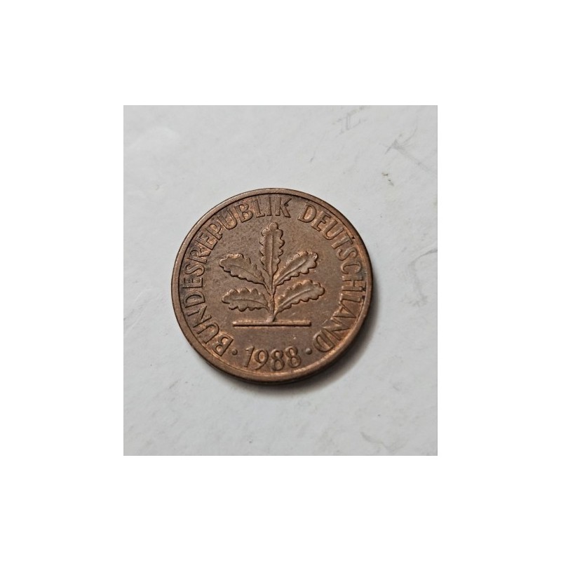 Moeda da Alemanha 2 pfenning 1988
