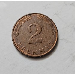 Moeda da Alemanha 2 pfenning 1988