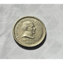 Moeda do Uruguai 2 centesimos 1953