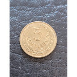 Moeda do Uruguai 5 centesimos 1960