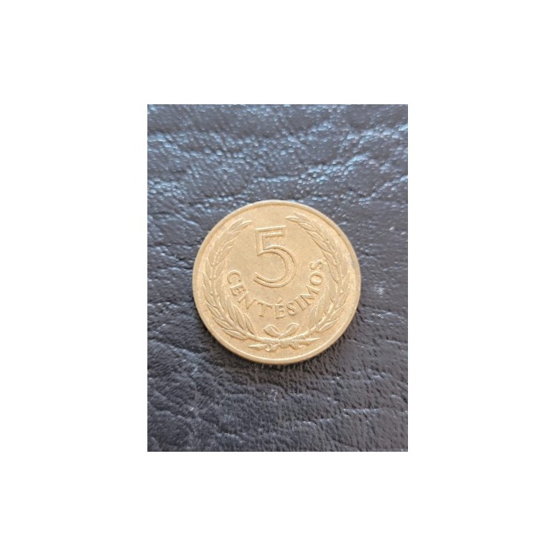 Moeda do Uruguai 5 centesimos 1960