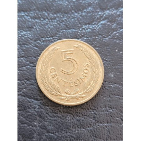 Moeda do Uruguai 5 centesimos 1960