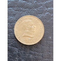Moeda do Uruguai 5 centesimos 1960