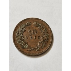 Moeda Antiga Portugal V Réis 1882 - D. Luís I