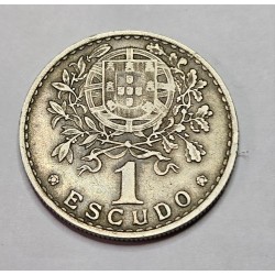 Moeda de Portugal 1 escudo KM578 1951