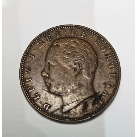 Moeda de Portugal X reis 1882 MBC