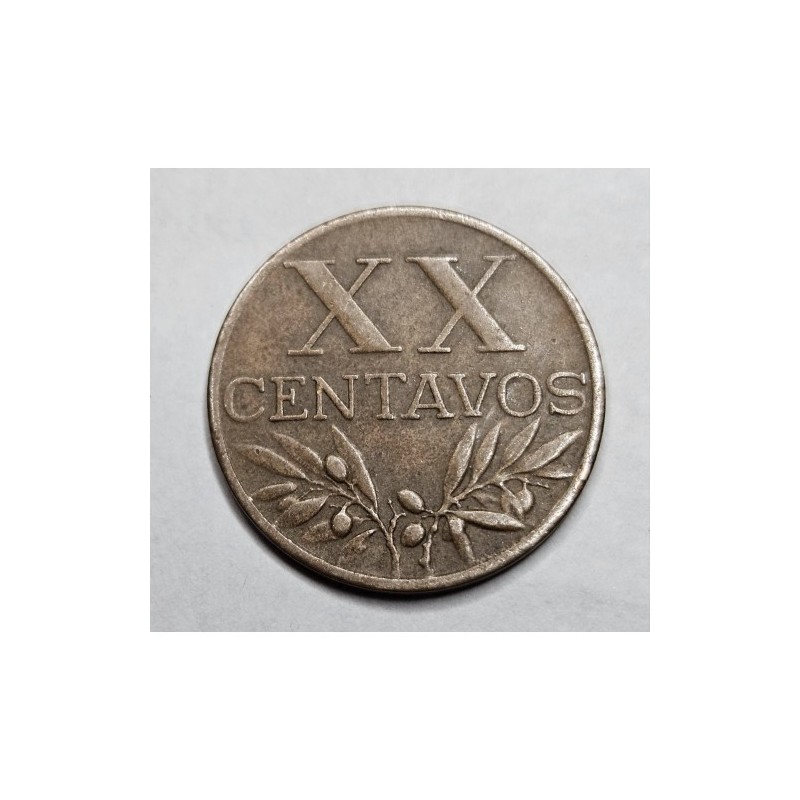 Moeda de Portugal 50 centavos 1953