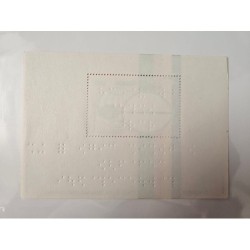 Bloco Selo 1974 V Assembleia Geral do Conselho Mundial WCWB