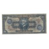 Cédula Brasil 100 mil reis C006 Carimbo 100 cruzeiros MBC