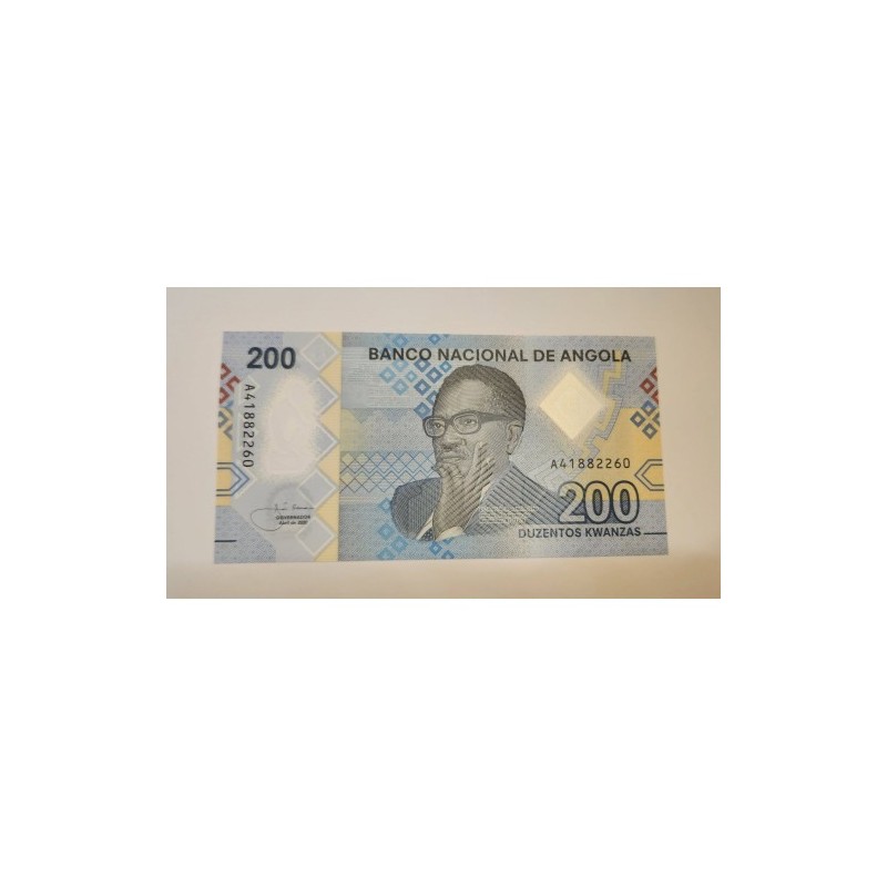 Cedula de Angola 200 kwanzas polímero FE
