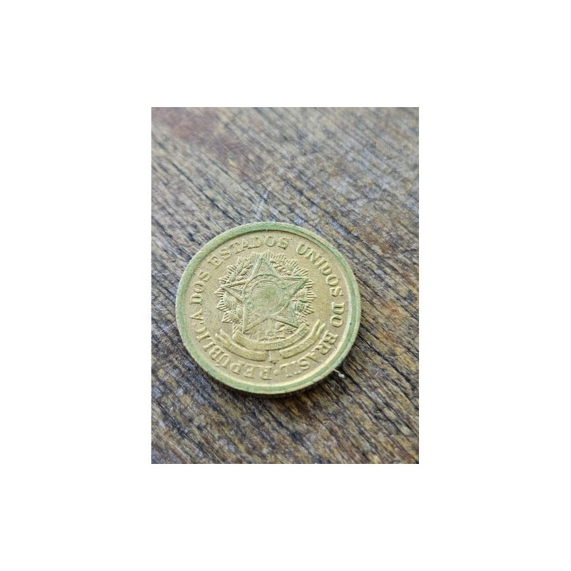 Moeda Brasil 1 cruzeiro 1956 módulo reduzido MBC