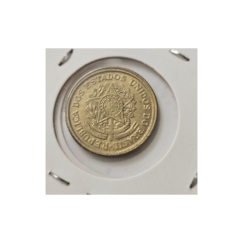 Moeda do Brasil 1 cruzeiro 1956 módulo reduzido soberba