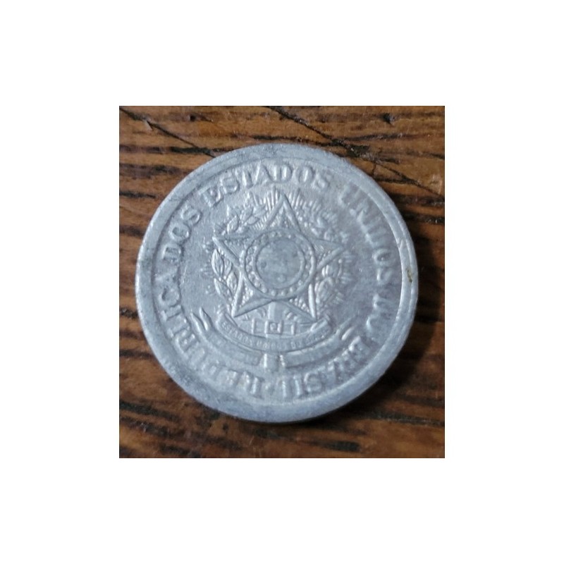 N0472 Moeda Brasil 10 centavos 1956 Mbc-S