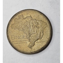 Moeda Brasil 2 cruzeiros 1956 Modulo Maior Escassa V251