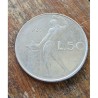 Moeda da Itália 50 liras 1967