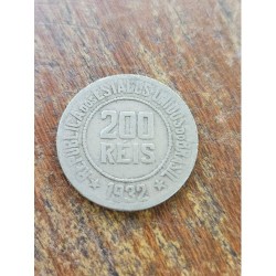 Moeda Brasil 200 reis 1932 MBC