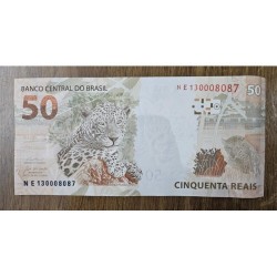 Cédula Brasil 50 reais NE Haddad FE