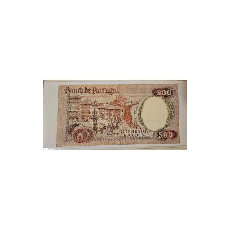 Cédula de Portugal 500 escudos ouro 1979 P177 mbcS