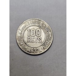 Moeda Brasil republica 100 reis 1932 V086