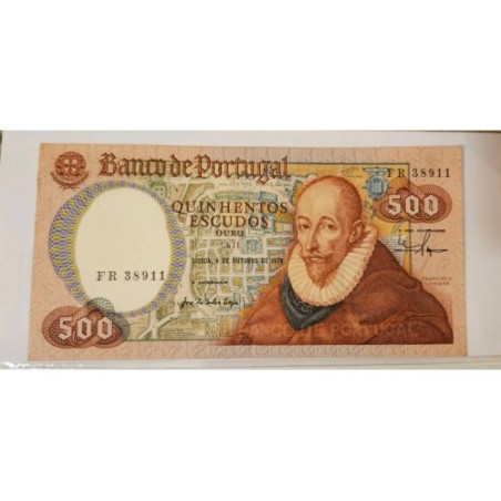 Cédula de Portugal 500 escudos ouro 1979 P177 mbcS