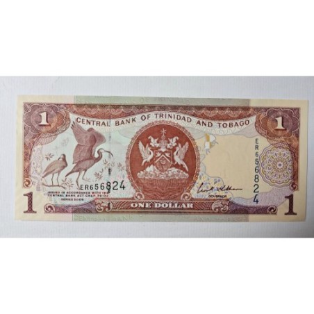 Cédula de Trindade e Tobago 1 dólar 2006 FE