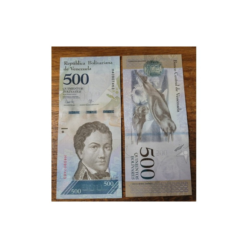 Cédula da Venezuela 500 bolivares 2017  FE P94
