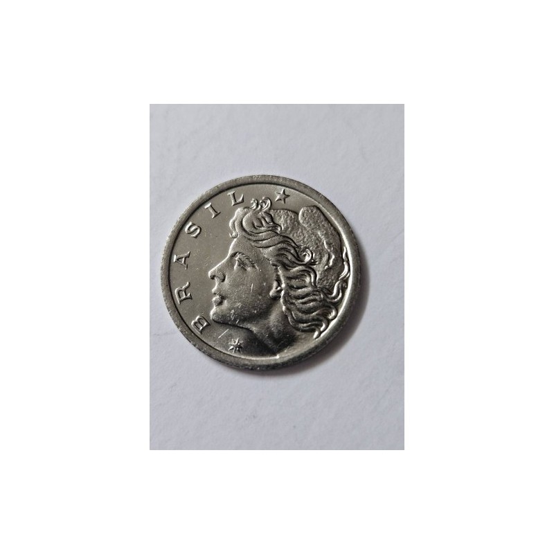 Moeda Brasil 2 centavos 1977 FAO S-FC