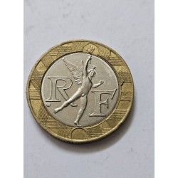 Moeda da França 10 francos 1989
