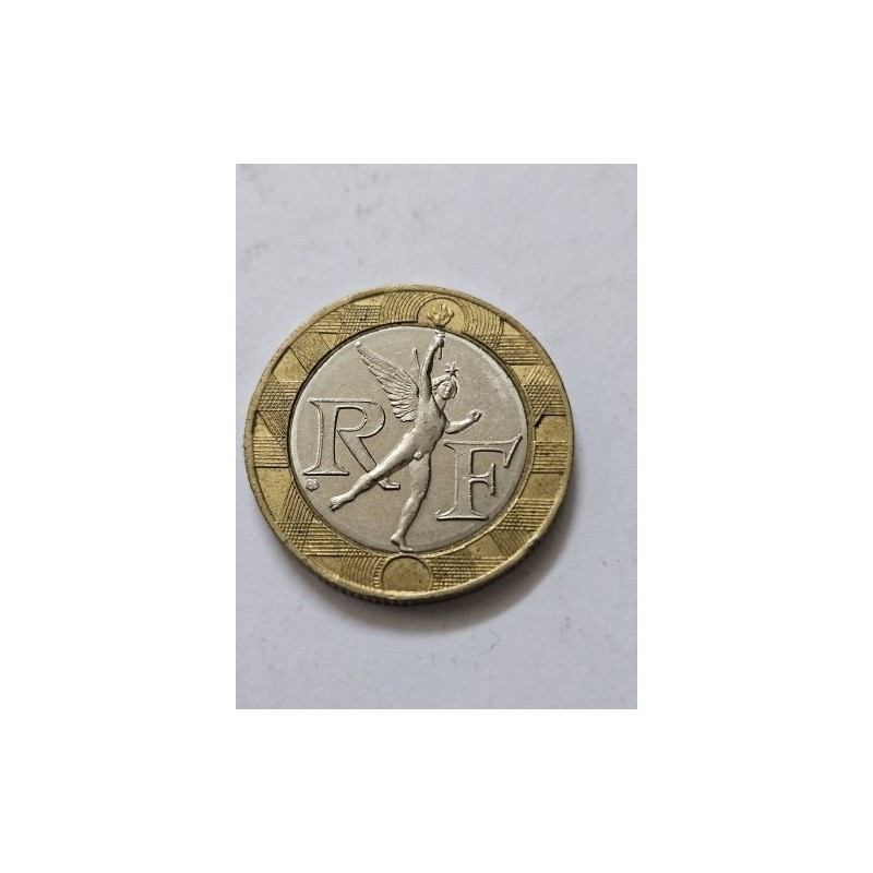 Moeda da França 10 francos 1989