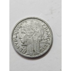 Oportunidade única para colecionadores! Adquira a autêntica moeda de 2 francos da França de 1958, em excelente estado de conserv