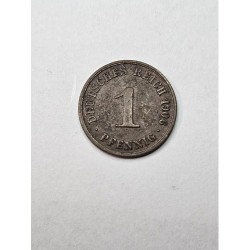 Moeda da Alemanha 1 reichspfenning 1906 A