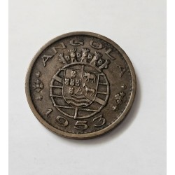 Moeda de Angola 50 centavos 1953 KM75