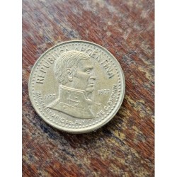 Moeda da Argentina 5 pesos 1977