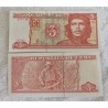 Cédula de Cuba 3 pesos Ernesto Che Guevara FE 2005