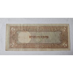 Cédula das Filipinas 5 pesos Ocupação Japonesa MbcS