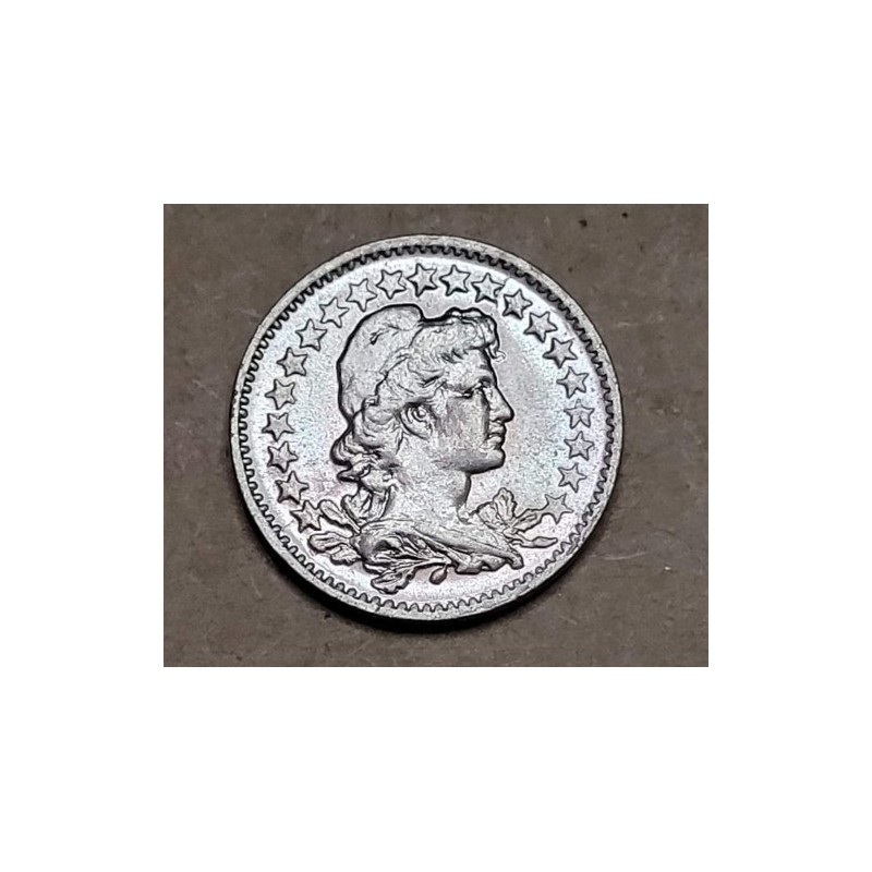 moeda Brasil 50 reis 1922 Soberba-FC