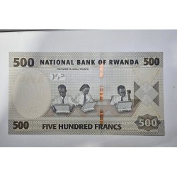 Cédula de Ruanda 500 francos 2019 FE