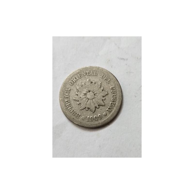 Moeda do Uruguai 2 centésimos 1909