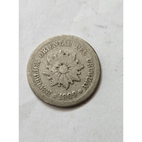 Moeda do Uruguai 2 centésimos 1909