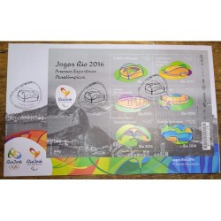 Envelope Primeiro dia de circulação Arenas paralimpicas Rio 2016