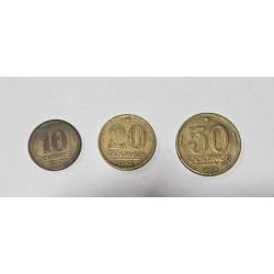 Lote Moedas 10 20 50 centavos Bonifacio Rui Barbosa Presidente dutra datas variadas