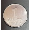 Moeda Brasil 1 centavo 1982 sojinha Soberba