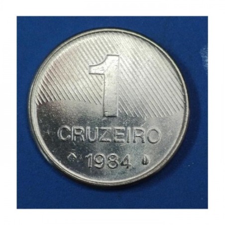 Moeda Brasil 1 cruzeiro 1984 S-FC