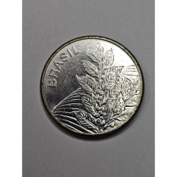 moeda Brasil 5 cruzeiros 1984 soberba