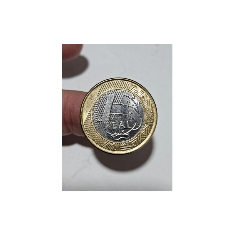 Moeda Brasil 1 real Jogos Olimpicos Rio 2016 Volei