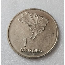 Moeda Brasil 1 cruzeiro 1972 Sesquicentenario Independencia Soberba