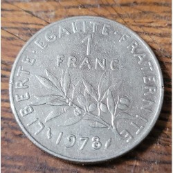 Moeda da França 1 franco 1978