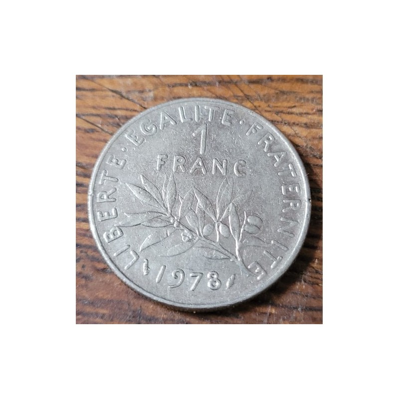 Moeda da França 1 franco 1978