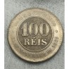 Moeda Brasil 100 reis 1889 republica Soberba cunho rachado